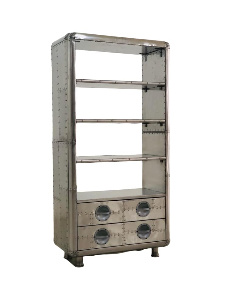 Amazon.com: Nautical-Mart Luxury Designer Aluminum Bookcase with